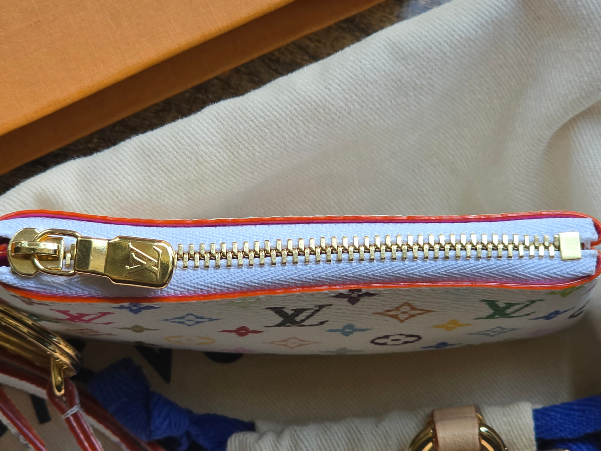 Louis Vuitton x Takashi Murakami Monogram Multicolore Phone Holder and Key Pouch