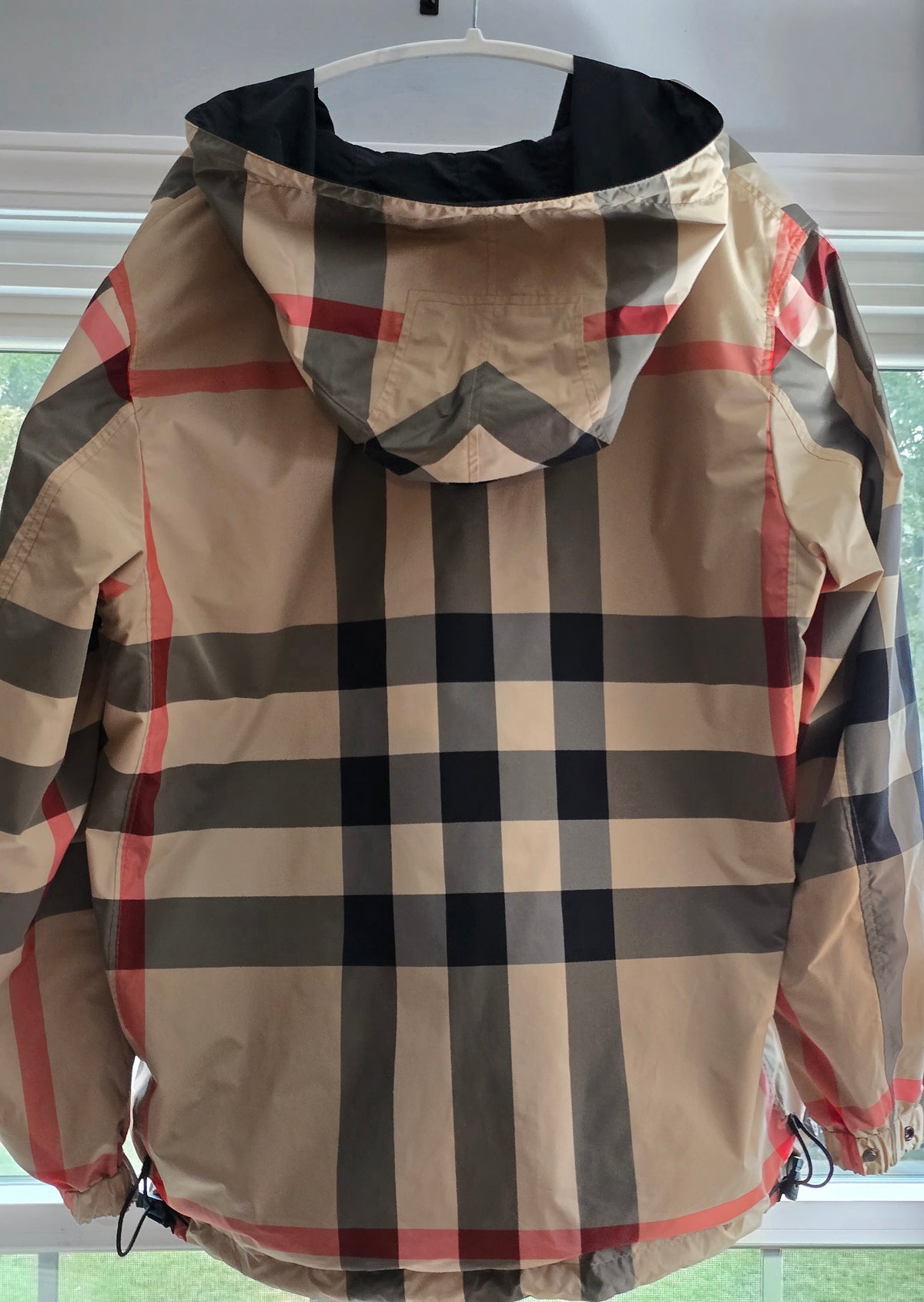 Burberry Nylon Reversible Check Men's XL Jacket