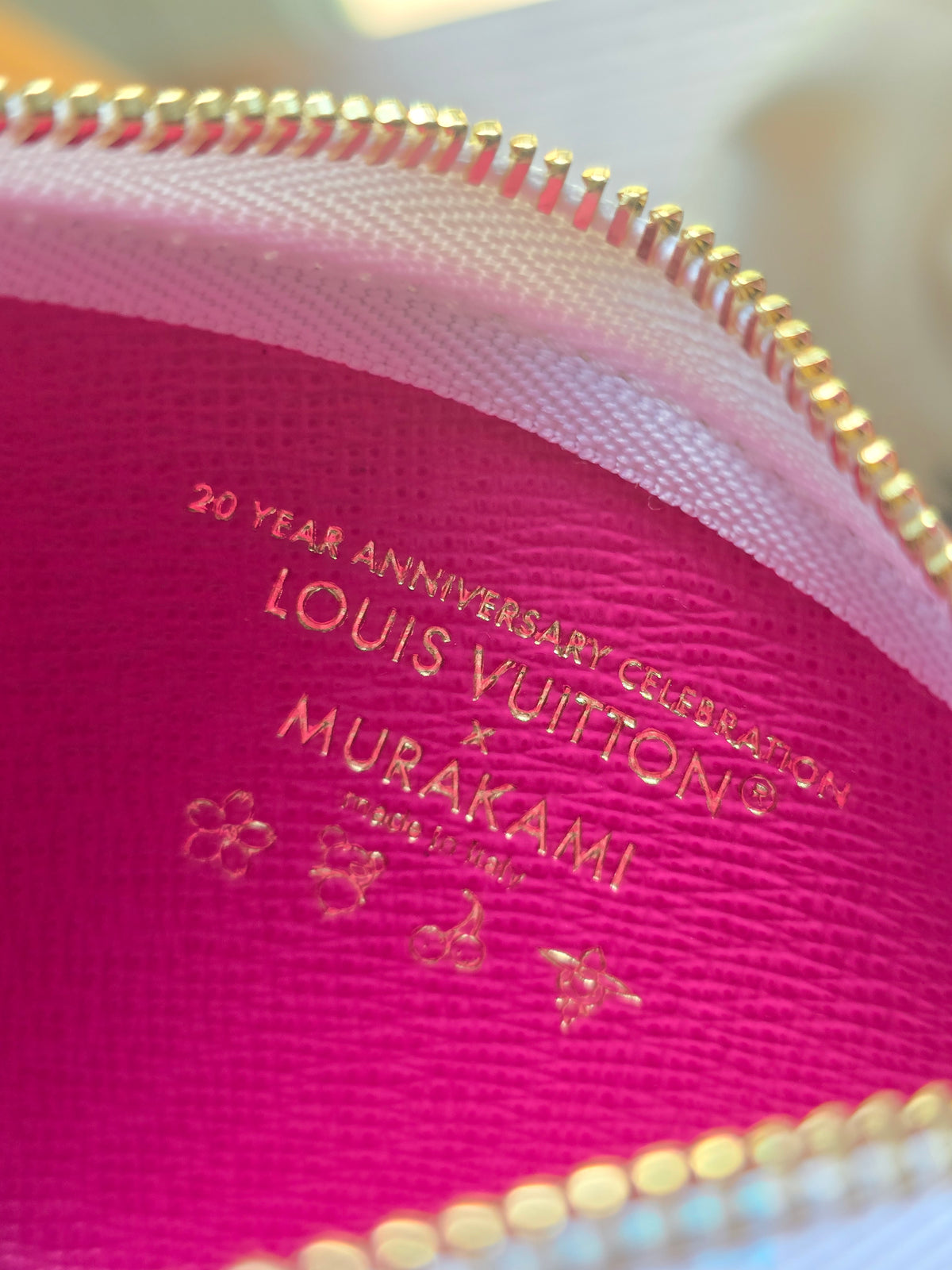 Louis Vuitton x Takashi Murakami Monogram Multicolore Phone Holder and Key Pouch