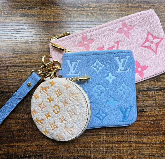 Louis Vuitton Empreinte Giant Monogram Limited Edition "By The Pool" Trio Pouch