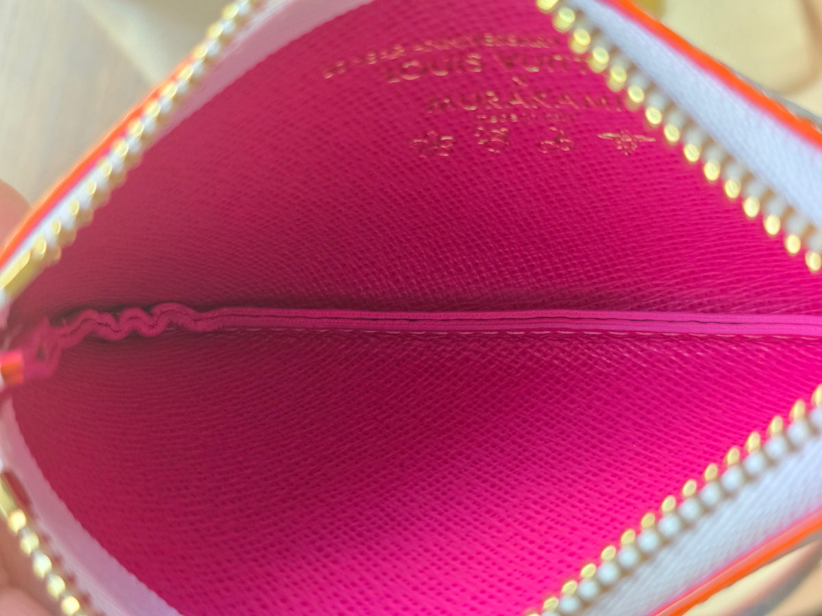 Louis Vuitton x Takashi Murakami Monogram Multicolore Phone Holder and Key Pouch