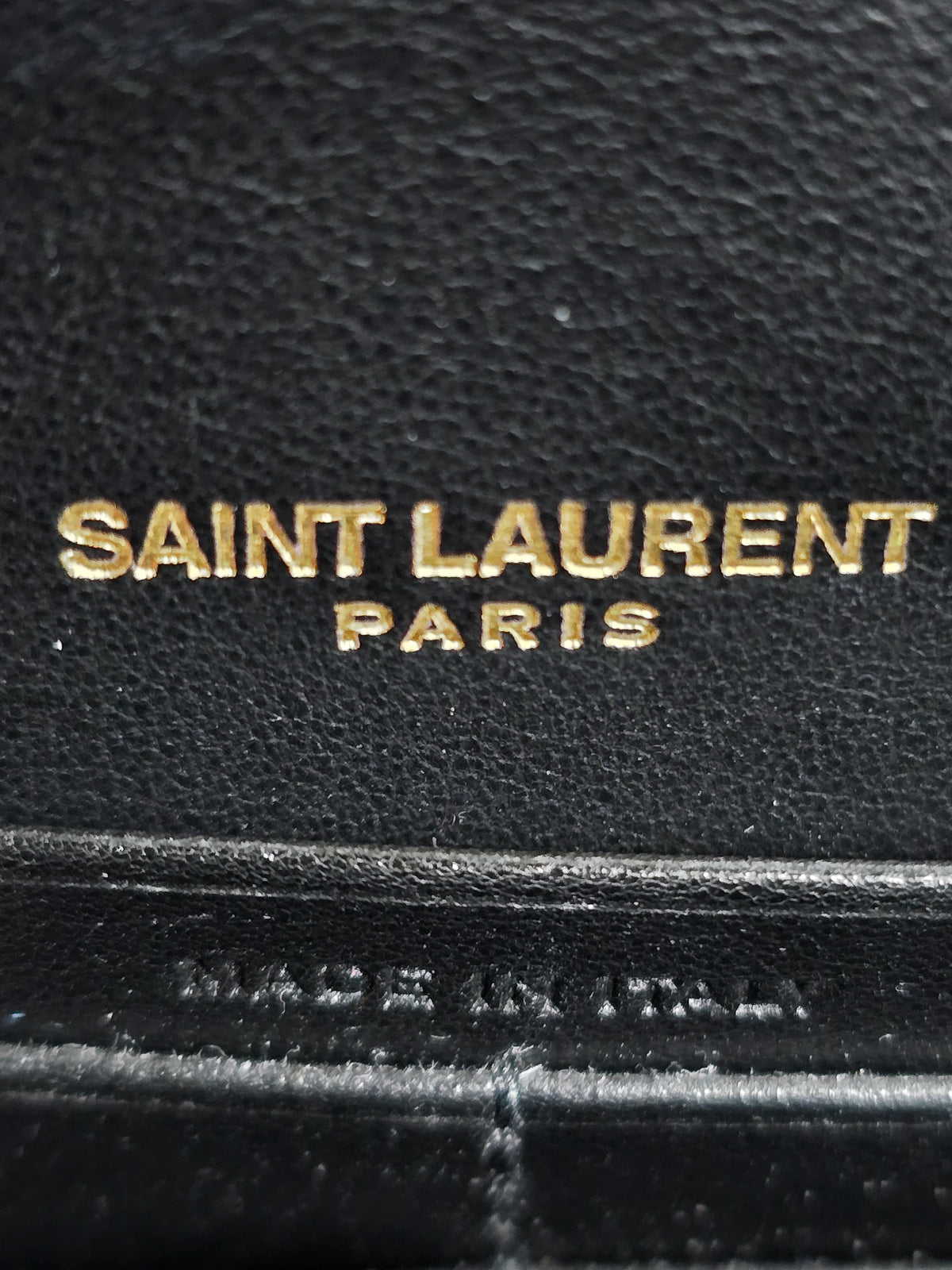 Saint Laurent Croc-Embossed Small Kate Tassel Shoulder Bag