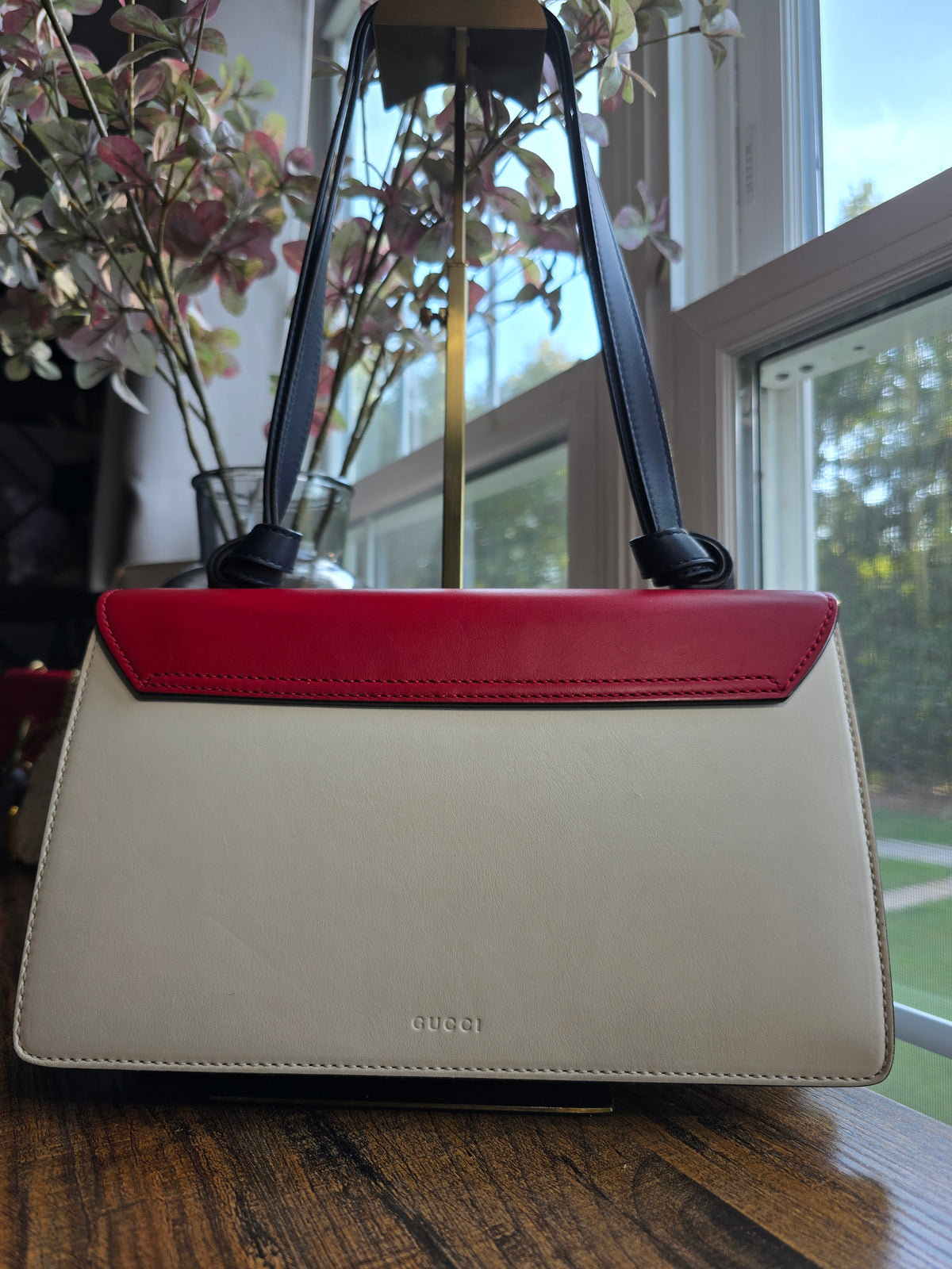 Gucci Animalier Colorblock Tiger Head Flap Bag