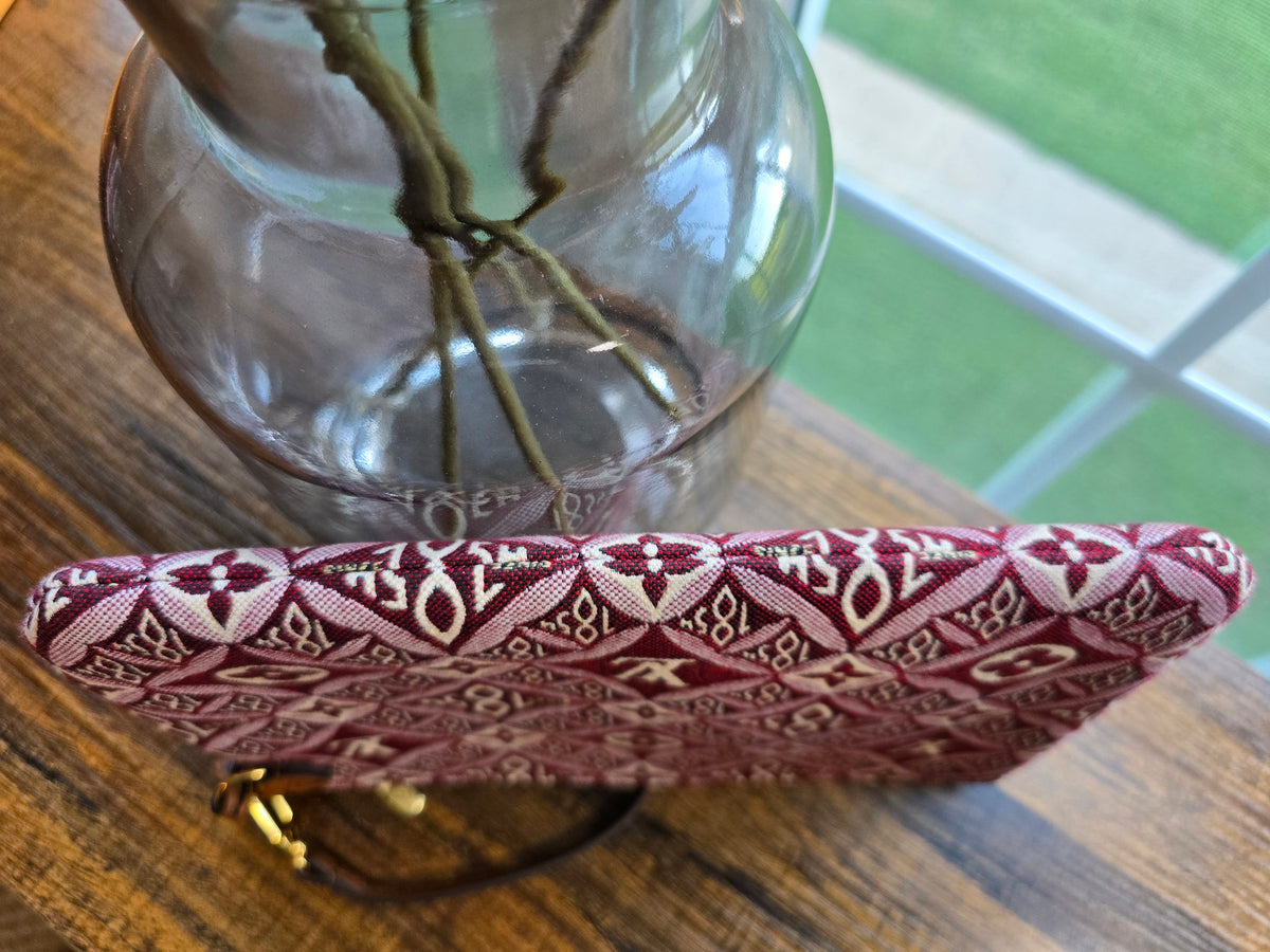 Louis Vuitton Jacquard Since 1854 Neverfull Pochette with Wristlet Strap