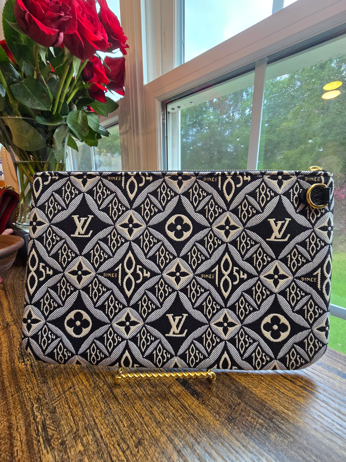 Louis Vuitton Jacquard Since 1854 Neverfull Pochette