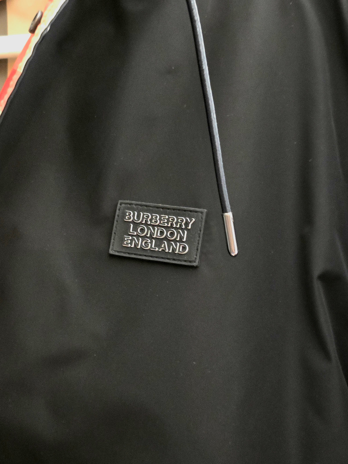 Burberry Nylon Reversible Check Men's XL Jacket