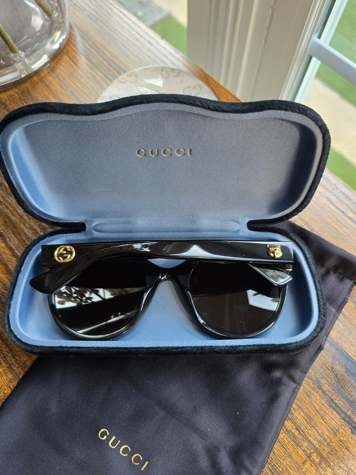 Gucci GG0028S Cat-Eye Sunglasses
