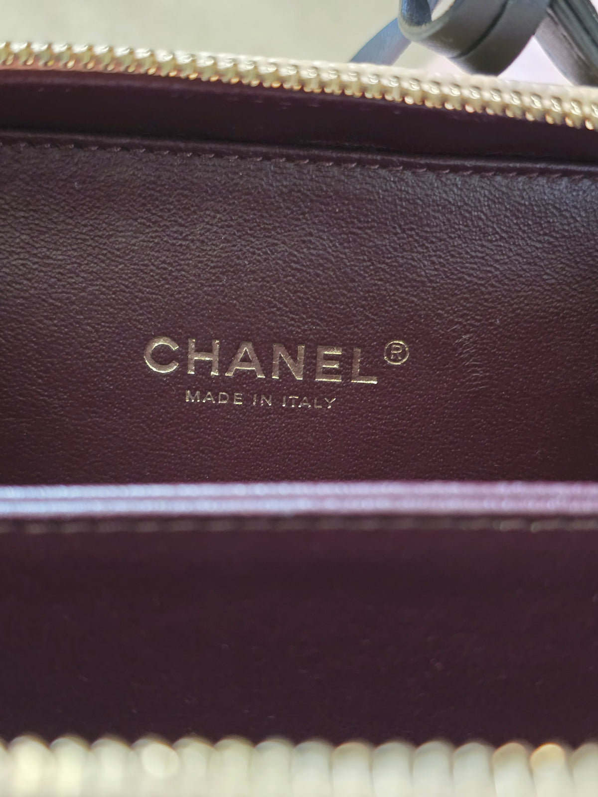 Chanel Caviar Quilted Small CC Filigree Vanity Case