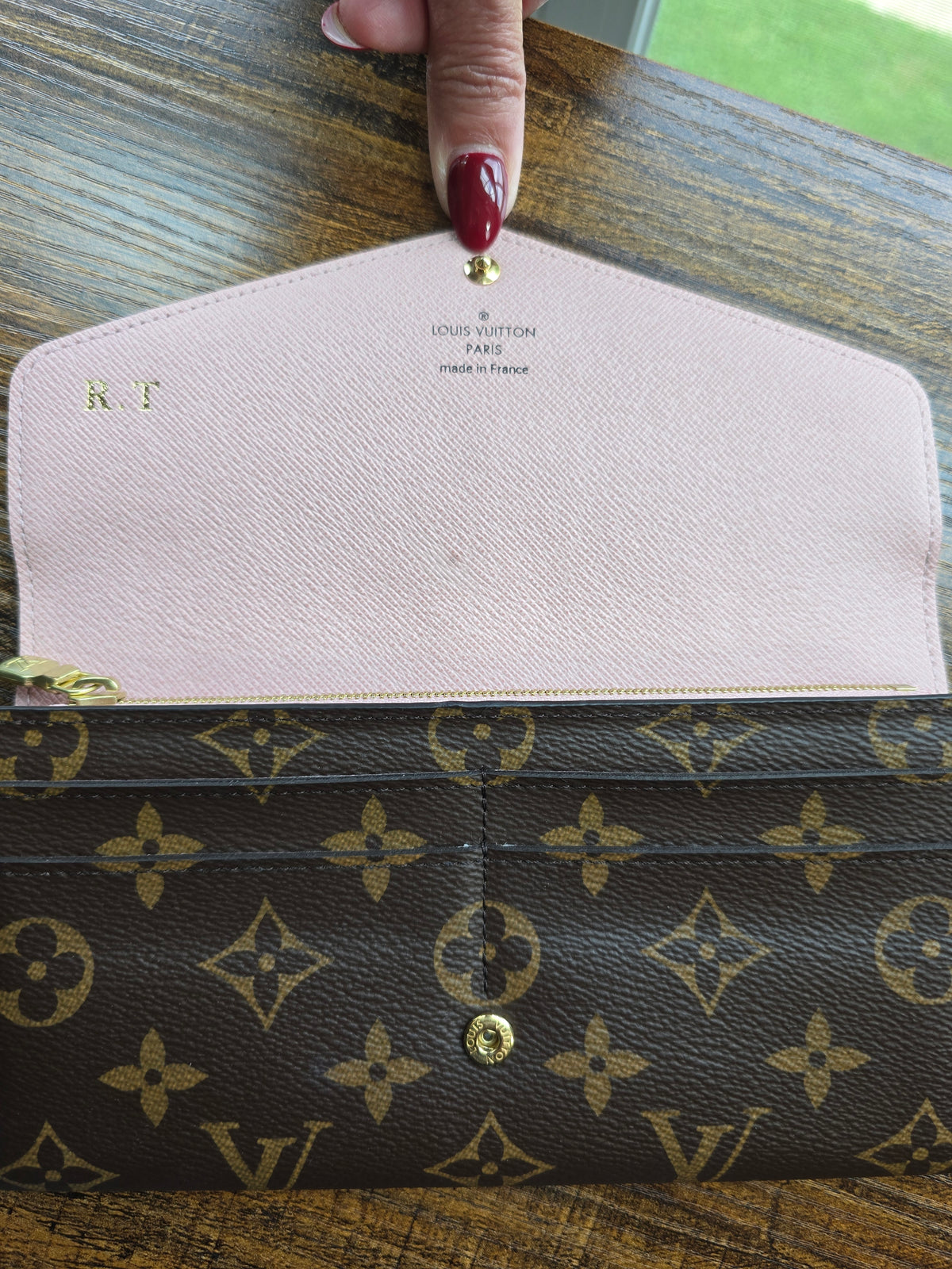 Louis Vuitton Sarah Monogram Envelope Wallet