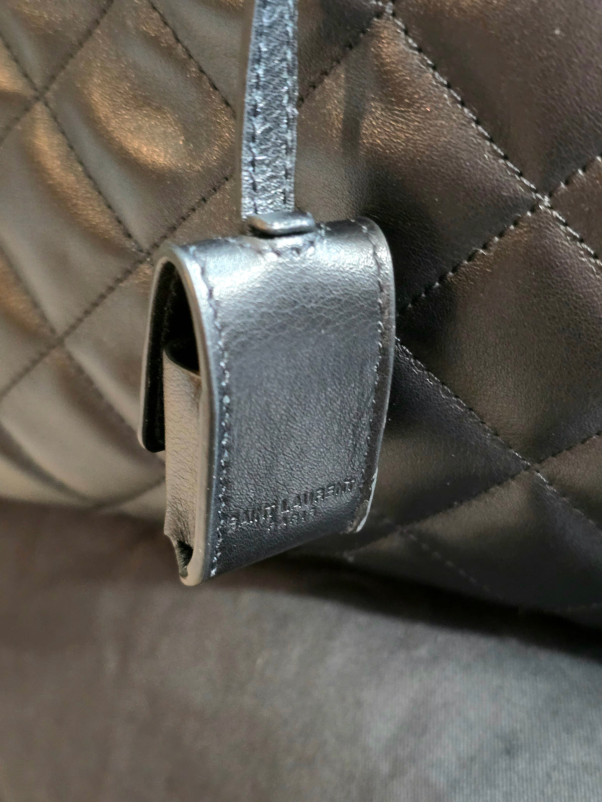 Saint Laurent Quilted Calfskin Giant Travel Bag